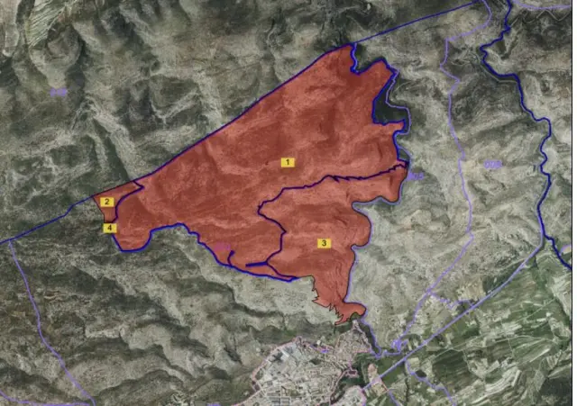 Subasta de finca rústica en Bocairent el 30 de marzo de 2026