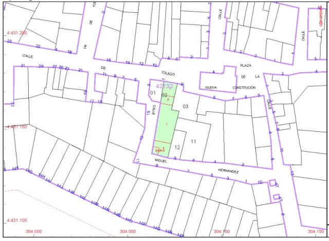 Subasta de solar en Ventas De San Julian (las) el 30 de marzo de 2026