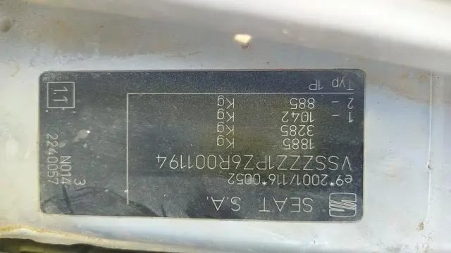 Subasta de turismos Seat Leon 2.0 el 20 de abril de 2026