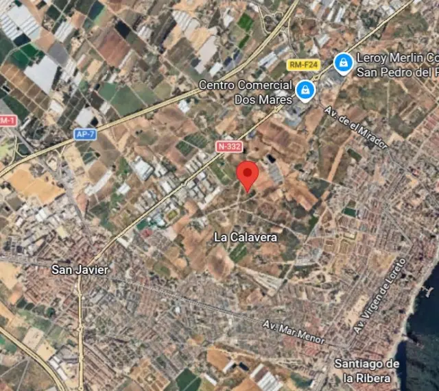 Subasta de finca rústica en San Javier el 13 de abril de 2026