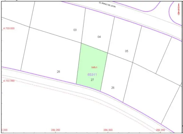Subasta de solar en Garrafe De Torio el 30 de marzo de 2026