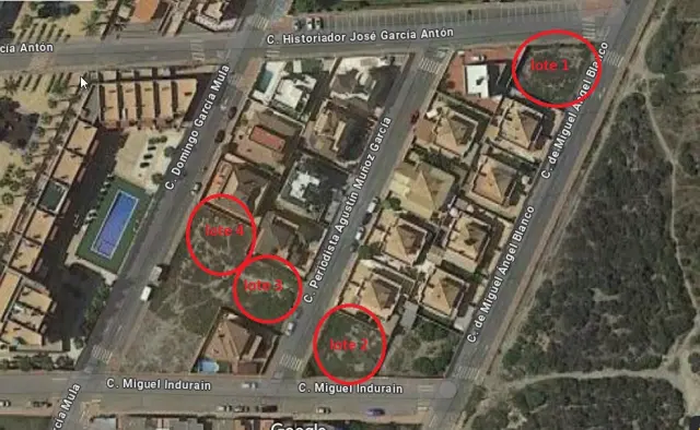 Subasta de solar en Águilas el 30 de marzo de 2026