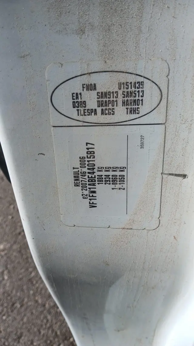 Subasta de otros Renault Kangoo el 6 de abril de 2026