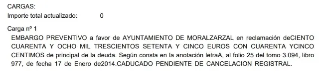 Subasta de garaje en Collado Villalba el 13 de abril de 2026