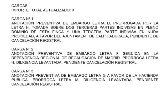 Subasta de vivienda en Calp el 13 de abril de 2026