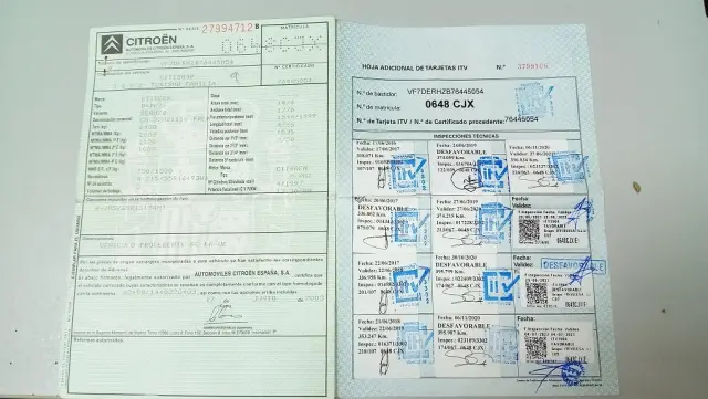 Subasta de turismos Citroen C5 2.0 el 20 de abril de 2026