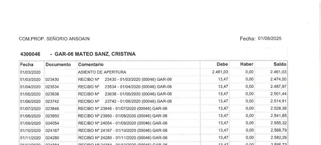 Subasta de garaje en Ansoáin el 23 de marzo de 2026