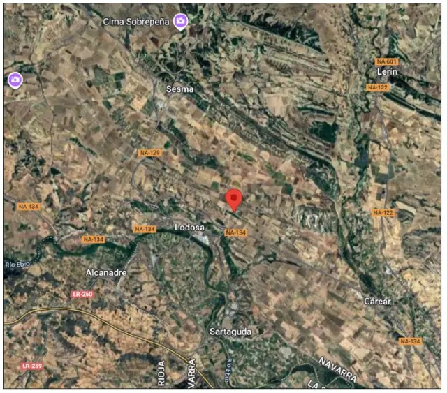 Subasta de finca rústica en Lodosa el 6 de abril de 2026