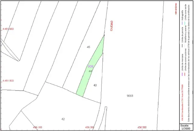 Subasta de finca rústica en Parla el 13 de abril de 2026
